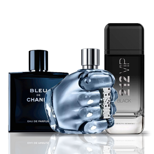 Carolina Herrera Set 3 Parfumuri | Bleu de Chanel + Diesel Only The Brava + 212 VIP Black