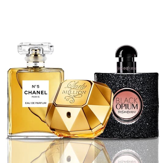 Chanel Set 3 Parfumuri | Chanel N°5 + Lady Million + Black Opium