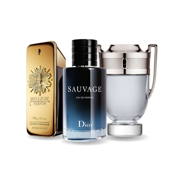 Dior Set 3 Parfumuri | Paco Rabanne ONE MILLION, Dior SAUVAGE, Paco Rabanne INVICTUS 100 ml