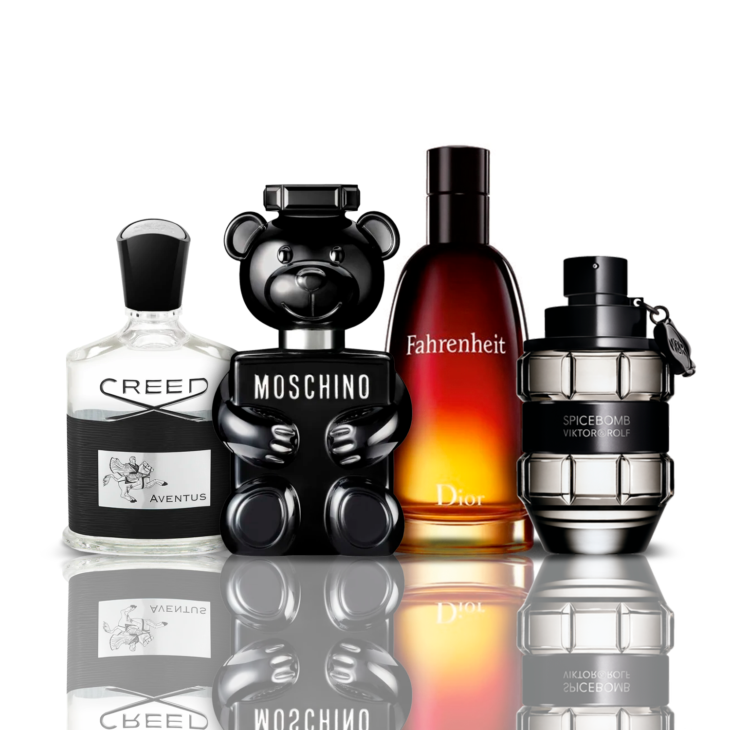 Creed Set 4 Parfumuri | Creed Aventus + Fahrenheit + SpiceBomb + Toy Boy Moschino 100 ml