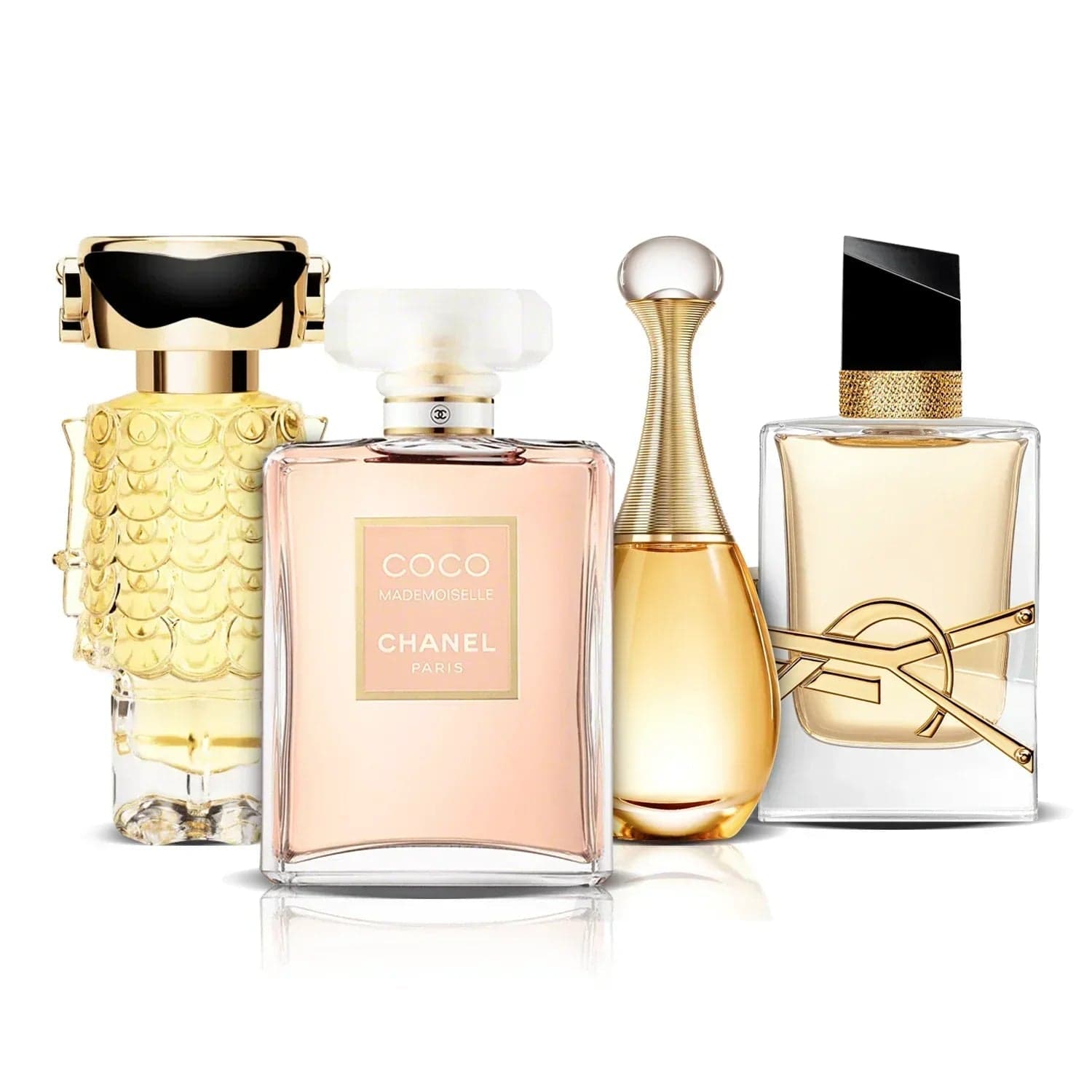 Chanel Set 4 Parfumuri | Fame, Coco Mademoiselle, J'adore și Libre (100 ml)