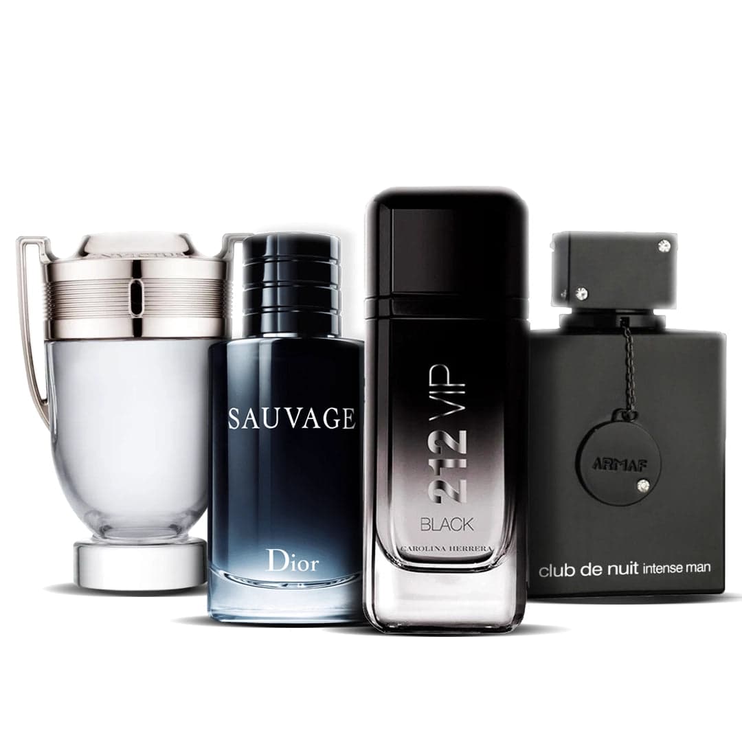 Carolina Herrera Set 4 Parfumuri | One Million Royal + 212 VIP Men + Sauvage Dior + Versace Eros 100 ml